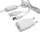 Antene e brendshme TV One For All SV 9436, DVB T T2, 4K Ultra HD, 5G, e zezë