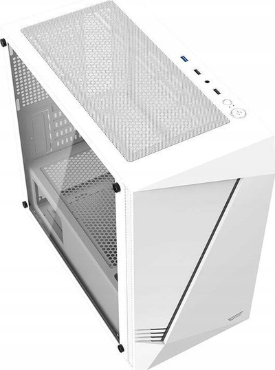 Kasë Darkflash Aigo AL390 RGB, e bardhë, Midi Tower