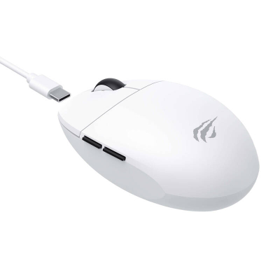 Mi gaming pa tela Havit MS1039W, paketë 2 copë, 7400 DPI, 2.4 GHz, i bardhë