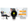 Smartwatch Giewont GW450-1, ekran me ngjyra, rrip silikoni, i zi