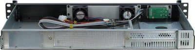 Kuti serveri rack Inter-Tech IPC 1U-K-126L, 19", pa furnizim, e zezë