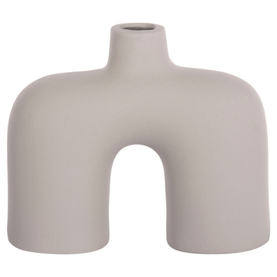 Dekor tavoline qeramike Isil 27x9,5x22,5Hcm (HM4600.03), gri