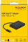 Adapter USB-C Delock, HDMI 4K 30Hz, USB 3.0, PD 60W, i zi