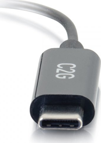 Adapter audio C2G 54426 USB-C në 3.5mm, USB-C 3.1, i zi