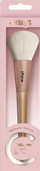 Furçë pudre KillyS Collagen Powder Brush, qime sintetike, për make up, rozë