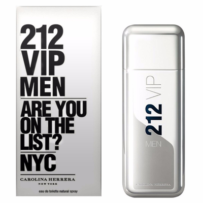 Eau De Toilette Carolina Herrera 212 Vip Men 100ml