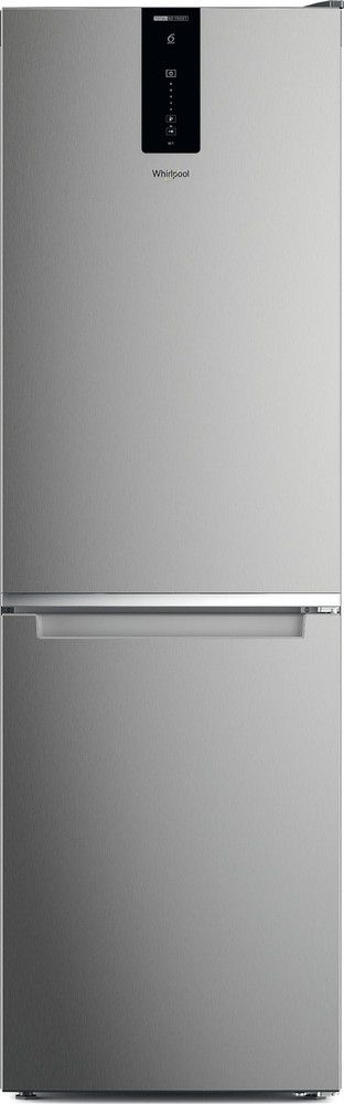 Frigorifer Whirlpool W7820OX, 300L, ngrirës poshtë, inox