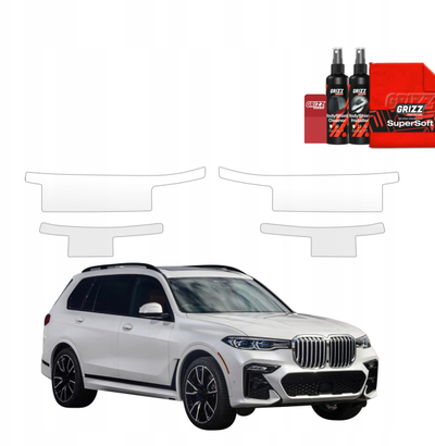 Folie mbrojtëse pragësh GrizzProtector BMW X7 G07, 4in1, 2018-2022, transparente