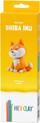 Set modelimi Hey Clay Shiba Dog, 3 doza plastelinë, shumëngjyrësh