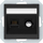 Prizë e dyfishtë Harry Potter DOUBLE SOCKET BLK SAT/KLRJ45 16E2 02QR10, montim në mur, e zezë