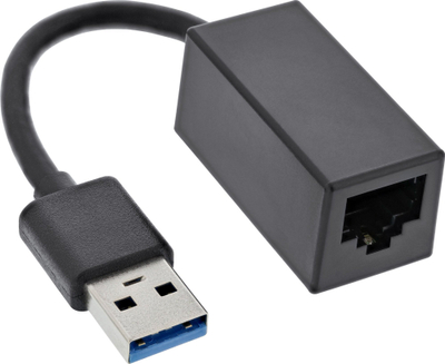 Adapter rrjeti InLine 33380F, USB 3.0 në Gigabit Ethernet, i bardhë