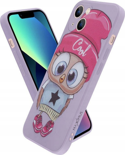 Maskë telefoni Maximus MX Owl Cool për Samsung Galaxy S21 Ultra 5G, silikoni, me buf, lejla