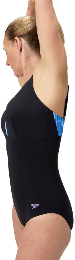 Rroba banjo grash Speedo OpusGem, formësuese, për masë DD+, zi blu