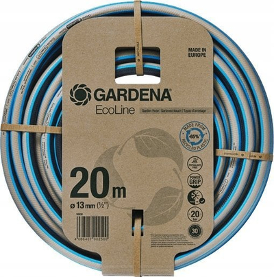 Zorrë uji Gardena Ecoline, 1/2" 12.5mm, 20m, blu gri