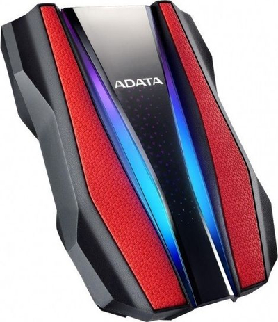 Надворешен тврд диск Адата HD770G, 1TB, USB 3.2, црвен