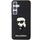 Mbrojtëse telefoni Karl Lagerfeld Ikonik KLHCS24S3DRKINK, për Samsung Galaxy S24, gome, e zezë