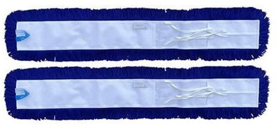Set mop pastrimi dyshemeje, 2 copë, mikrofibër, i kaltër