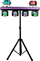 Сет осветлување Light4Me MT BAR 3, 4x40W RGBW ЛЕД, движечки глава wash derby, со статив