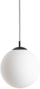 Llambadar varës TK Lighting Maxi, Ø30cm, 1 llambë, i zi e bardhë