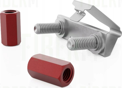 Set dado rafti PATCHBOX dev mount, 19", 50 copë, metalik