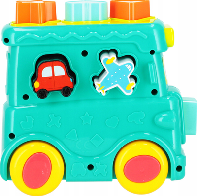 Lodër edukative BamBam Locomotive Sorter WB541915, formash, shumëngjyrëshe