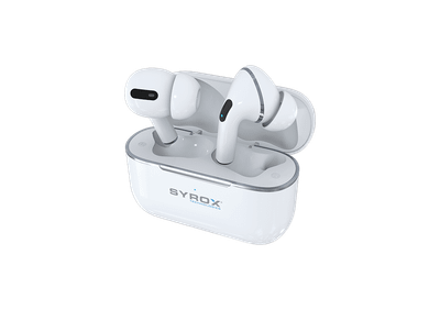 Dëgjuese me mikrofon Syrox MX20, të bardha