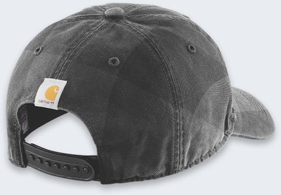Kapelë Carhartt flanel, one size, gri e errët