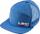 Kapele sportive Leki Logo Mesh Cap, me rrjetë ajrosje, me strehë të drejtë, blu