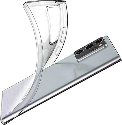 Kapak telefoni Puro 03 për Samsung Galaxy Note20 Ultra, transparent, silikoni i butë