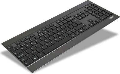Tastierë Rapoo E9270P, wireless 5 GHz, layout CZ SK, e zezë
