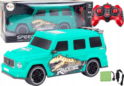 Makina me telekomandë RC Dinosaur, shkallë 1:10, 40 cm, e gjelbër