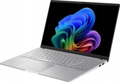 Laptop ASUS Vivobook S 15 OLED S5507QA, 15.6" 2.8K 120Hz, Snapdragon X Plus, 16GB 1TB, ngjyrë argjendi
