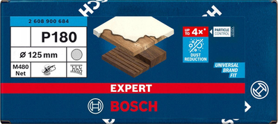 Disk gërryes Bosch Expert M480, 125mm, 180g, pako me 50 copë