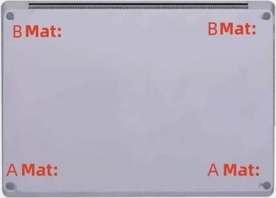 Këmbë rezervë për laptop CoreParts MSPP7001B, set për zëvendësim, të zeza
