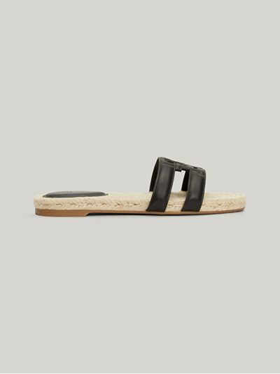 Papuçe për femra Tommy Hilfiger, bezhë/të zeza