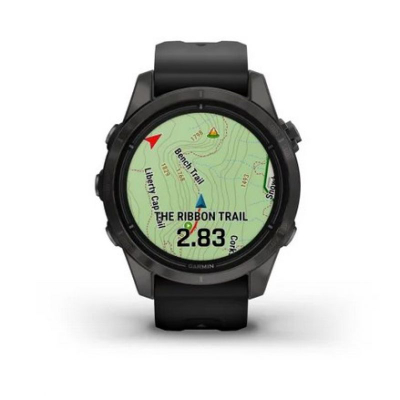 Ora sportive Garmin Epix Pro Gen 2, 42mm, Sapphire Titanium, e zezë