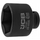 Çelës goditës JCB 1/2", 40mm, 6-këndësh, i zi