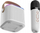 Altoparlant Bluetooth COFI Mini LED, me mikrofon karaoke, RGB, rozë