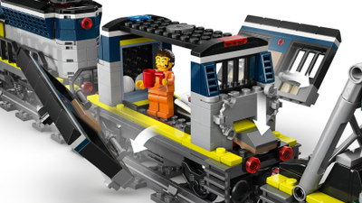 Set lodrash LEGO City Police Train Heist 60508, 1313 pjesë, 7+