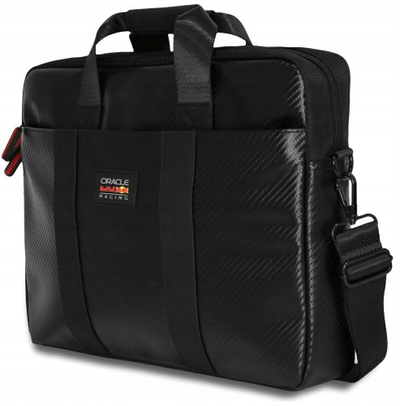 Çantë laptopi Red Bull Racing PU Carbon, 15-16\", pamje karboni, e zezë