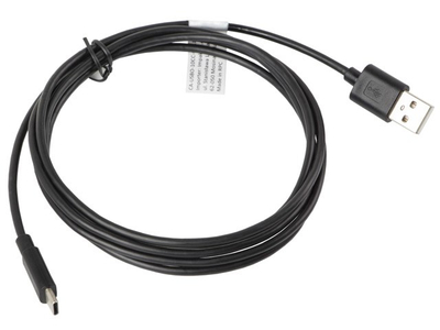 Kabllo Lanberg, USB A / USB C, 1.8 m, e zezë