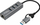 Hub USB Microconnect USBHUB-RJ45-2IN1, USB 3.2 Gen 1, Ethernet 1 Gbit, gri