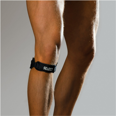 Rrip mbështetës për gju Select Knee Strap, i rregullueshëm, për tendinit patelar, i zi