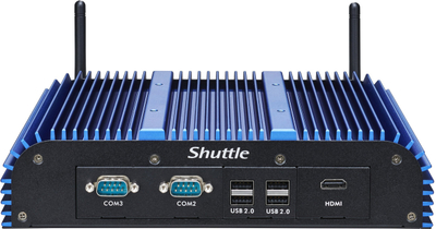 Mini PC Shuttle BPCAL02, Intel Core i7 1255U, barebone pa RAM edhe pa HDD, me ngjyrë të zezë