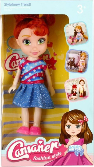 Kukull Mega Creative DOLL, 15cm, plastikë dhe tekstil, shumëngjyrëshe