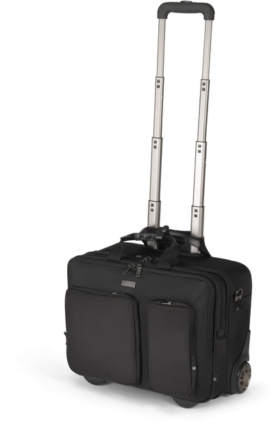 Çantë troli për laptop DICOTA Top Traveller Roller SEVEN, 14-16", rrota me dorezë teleskopike, e zezë