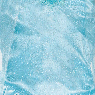 Kostum fustan për goca Disney Frozen Elsa Classic, me pelerinë, blu