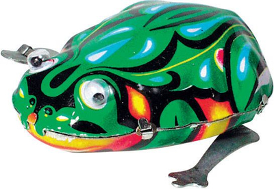 Lodër Goki Figure Wind-up Frog II (MS082), 7cm, e gjelbër