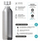 Метална термичка шише Quokka SOLID, 510ml, розова Raspberry