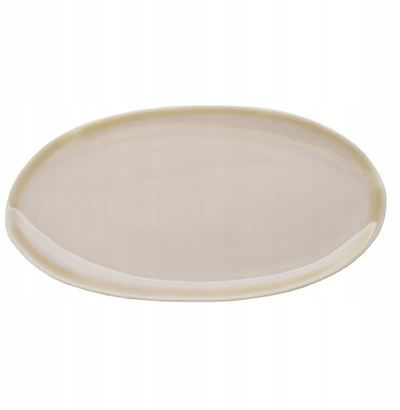 Pjatë ovale Verlo Eter, 26.5x14cm, porcelan cilësor, bezhë